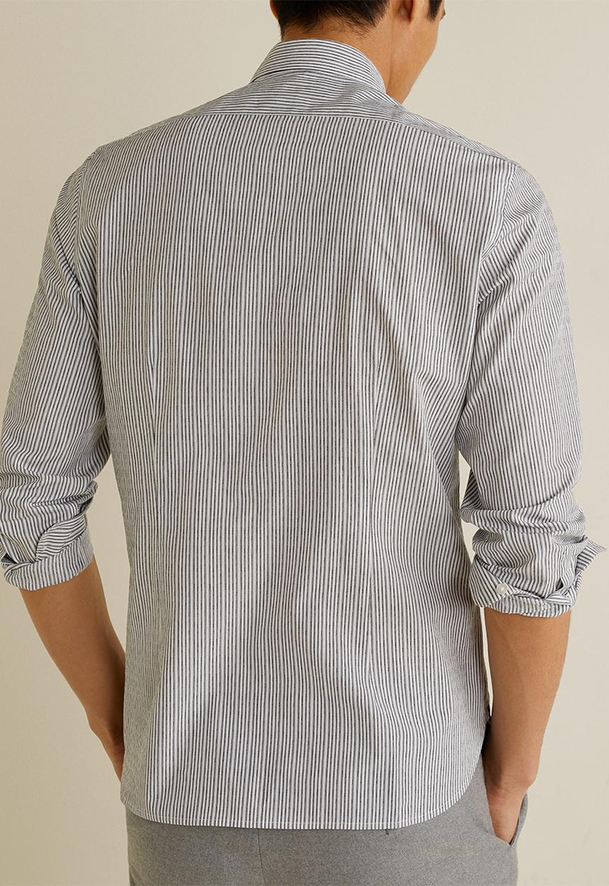 MANGO - Araceli shirt - grey