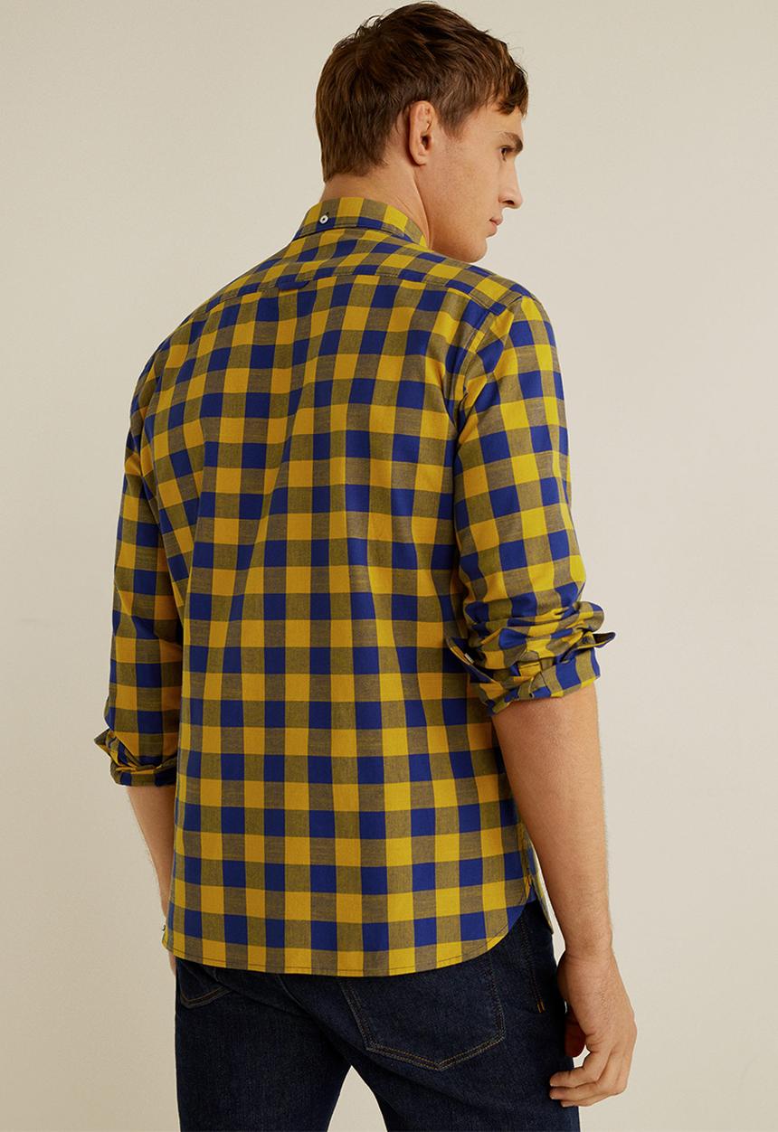 MANGO - Claude shirt - yellow