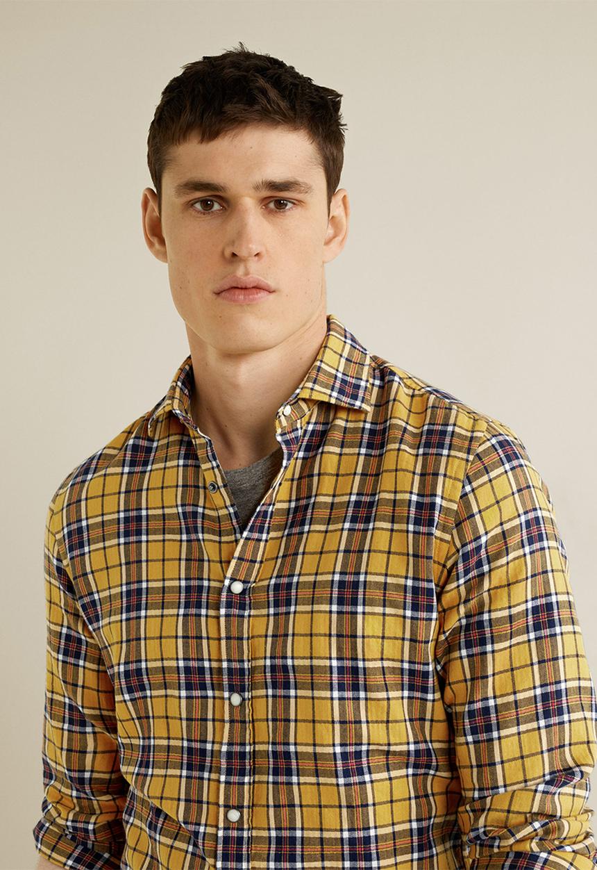 MANGO - Bianca shirt - yellow