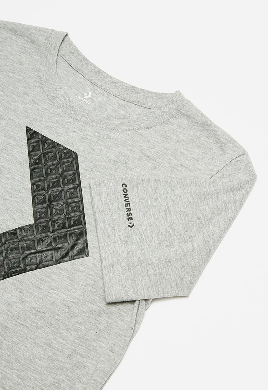 Converse - Cnvb star chev rubber sole tee - grey