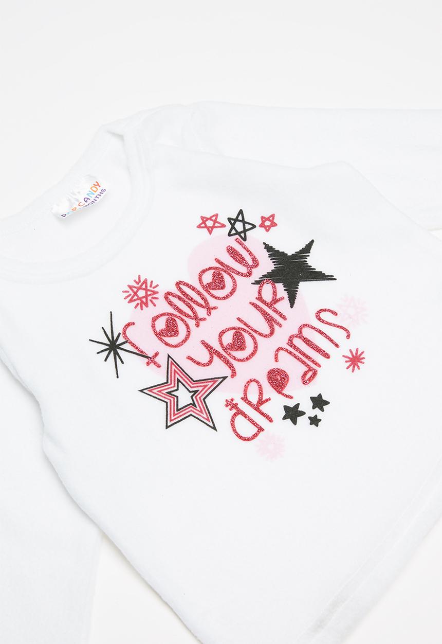 Pop Candy - Flannel fleece stars pajamas - multi
