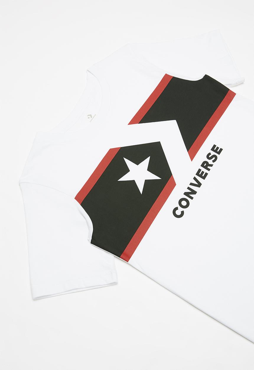 Converse - Cnvb chest stripe star chevron - white