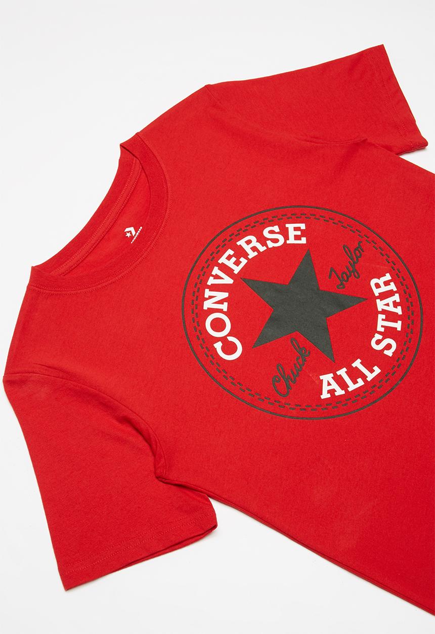 Converse - Cnvb chuck patch tee - red