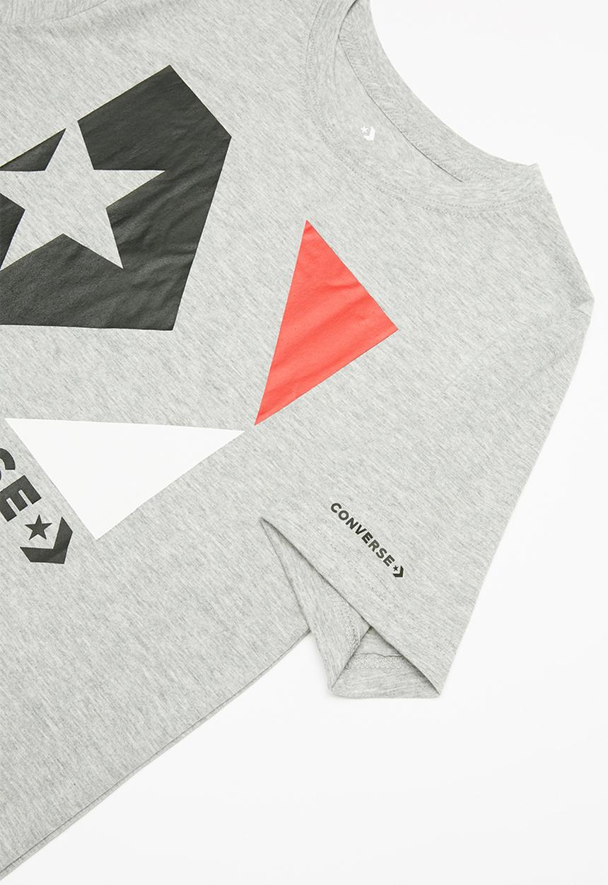 Converse - Cnvb star chevron box tee - grey