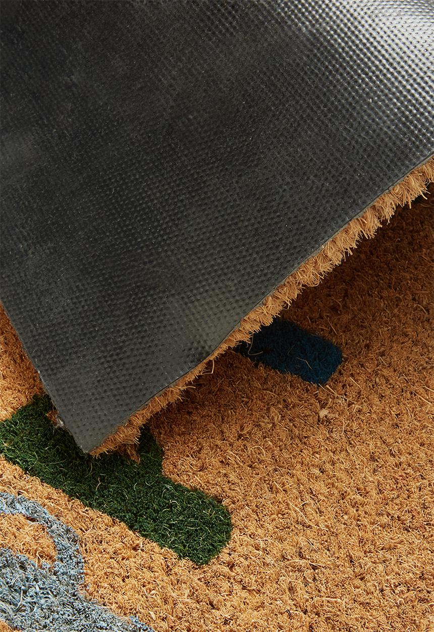 Present Time - Happy home door mat - multi