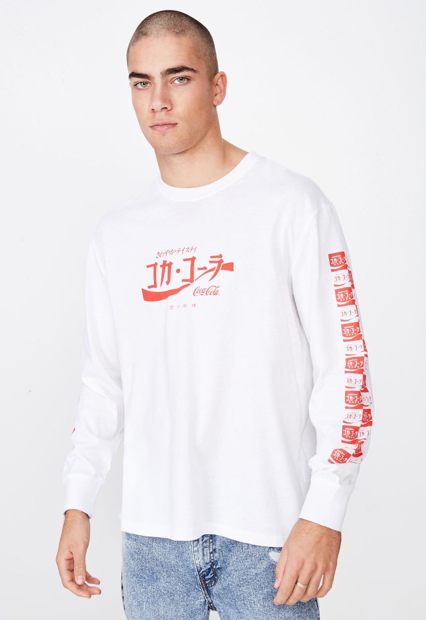 Cotton On - Tbar collaboration tee - white & red