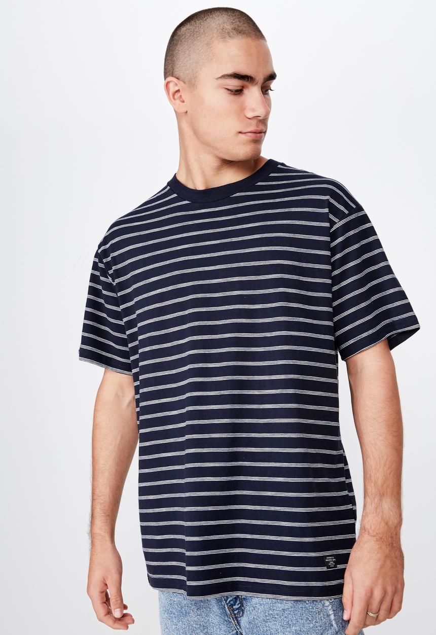 Cotton On - Graduate tee - navy & white 