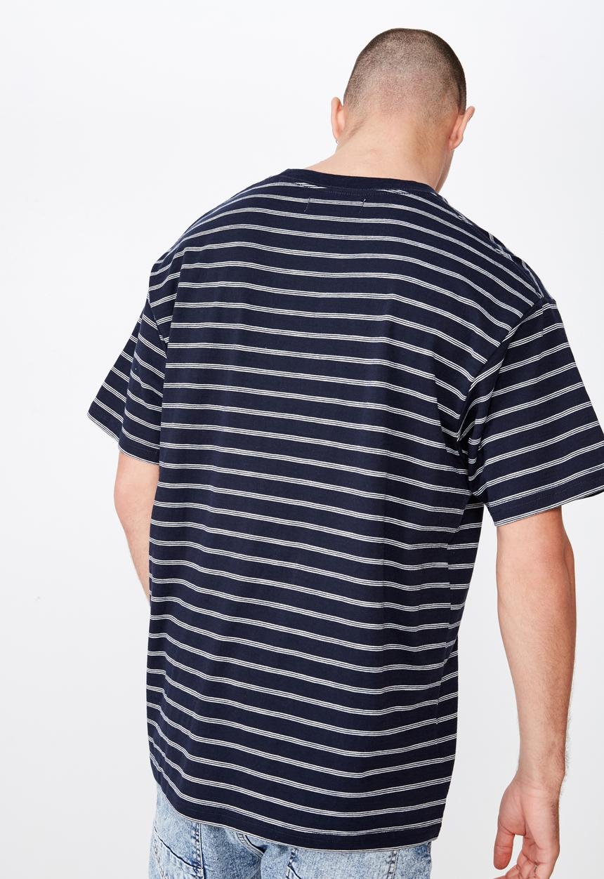 Cotton On - Graduate tee - navy & white 