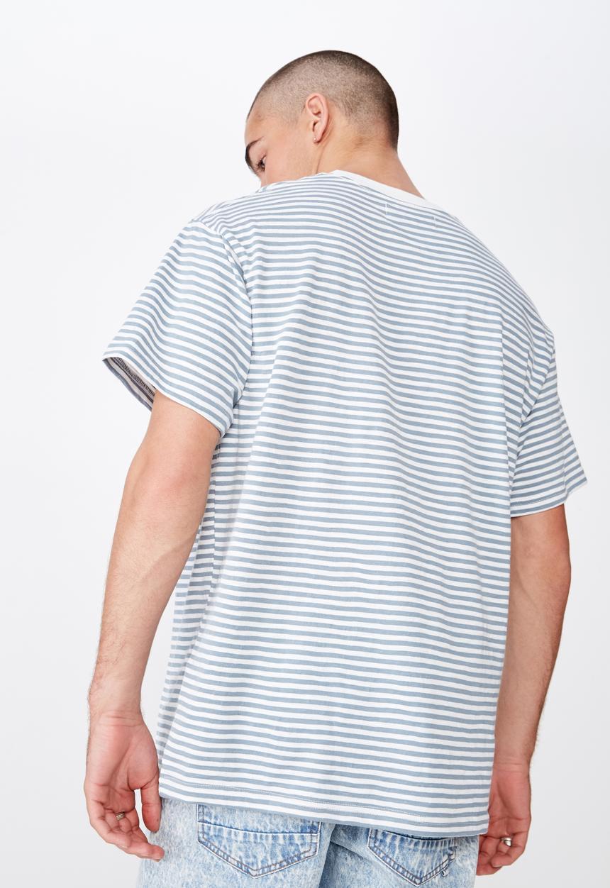 Cotton On - Graduate tee - white & blue 