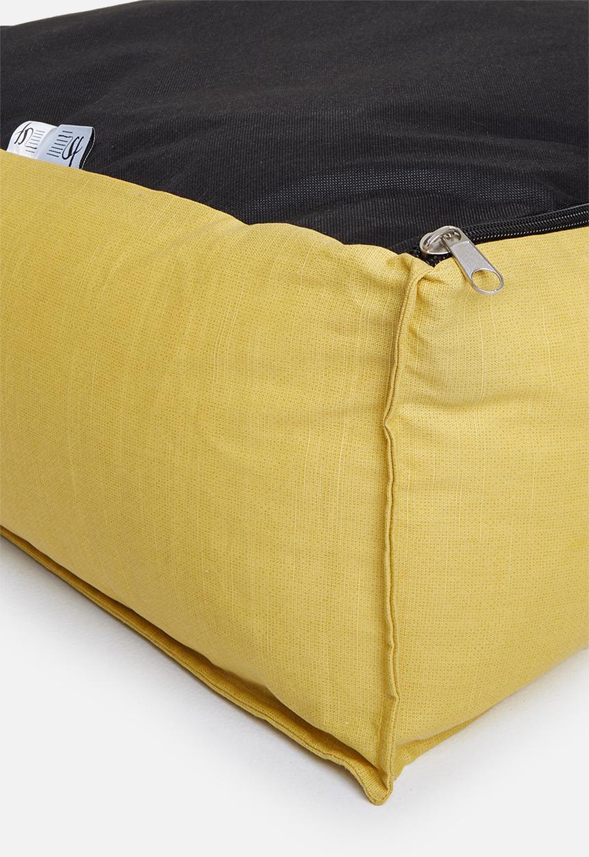 Sixth Floor - Poppy floor cushion - yellow