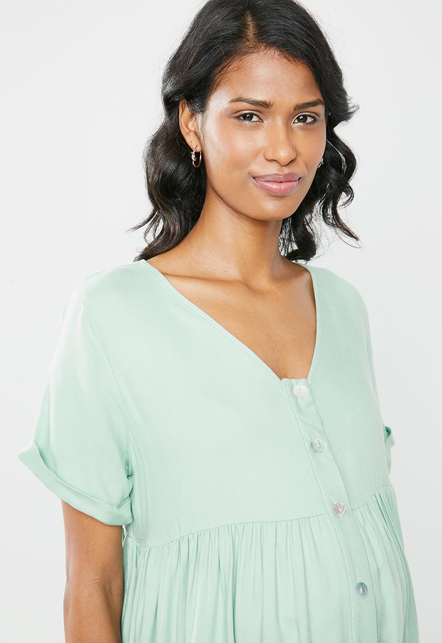 Superbalist - Baby doll blouse - green