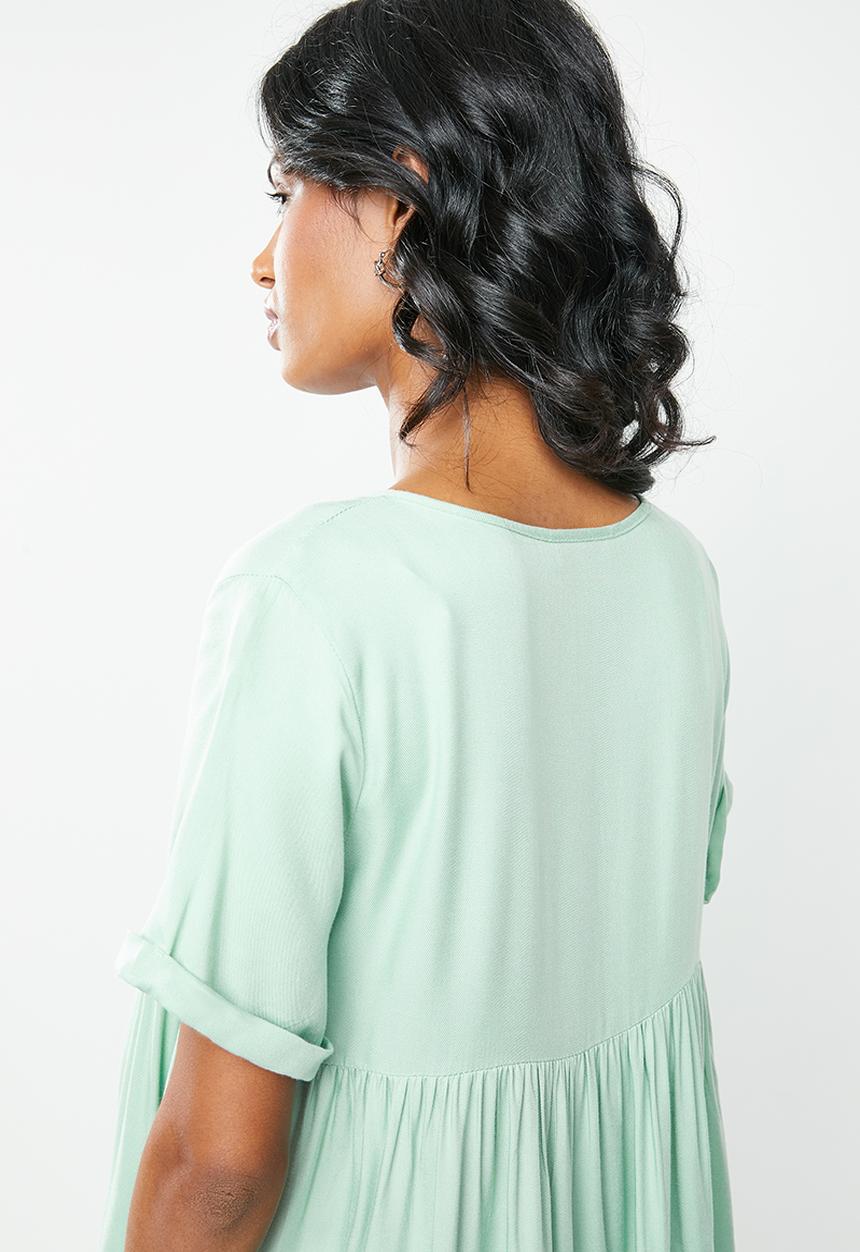 Superbalist - Baby doll blouse - green
