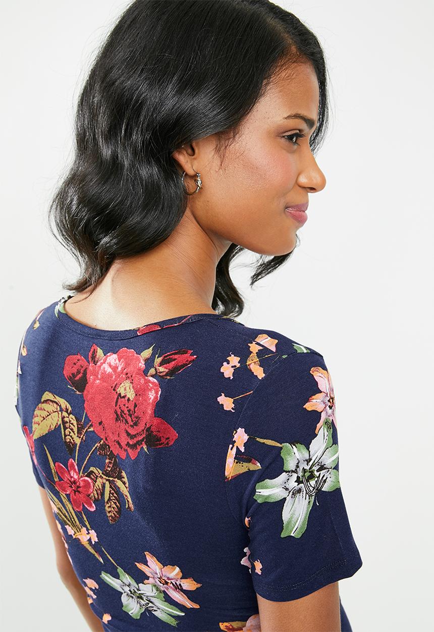 Cherry Melon - Round neck top - multi