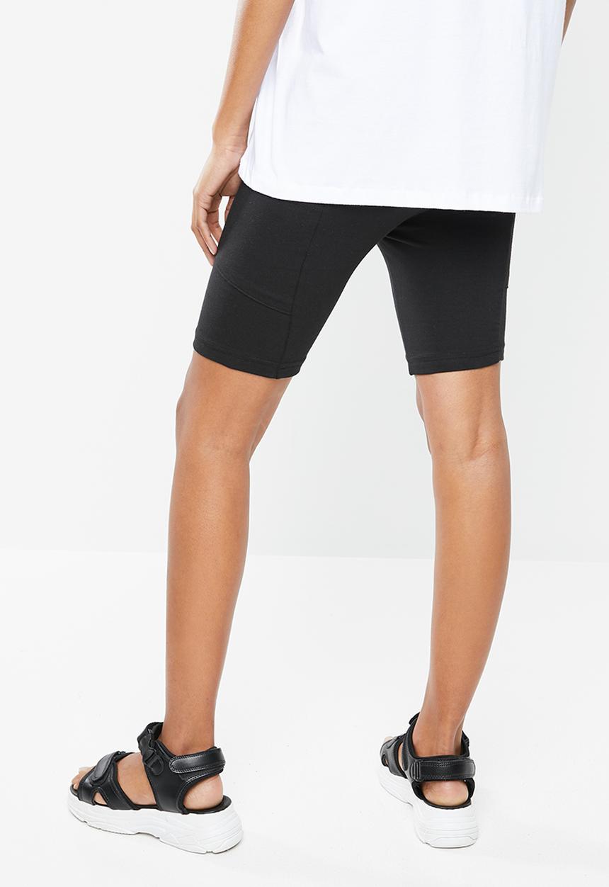 Superbalist - Maternity bicycle shorts with pockets - black
