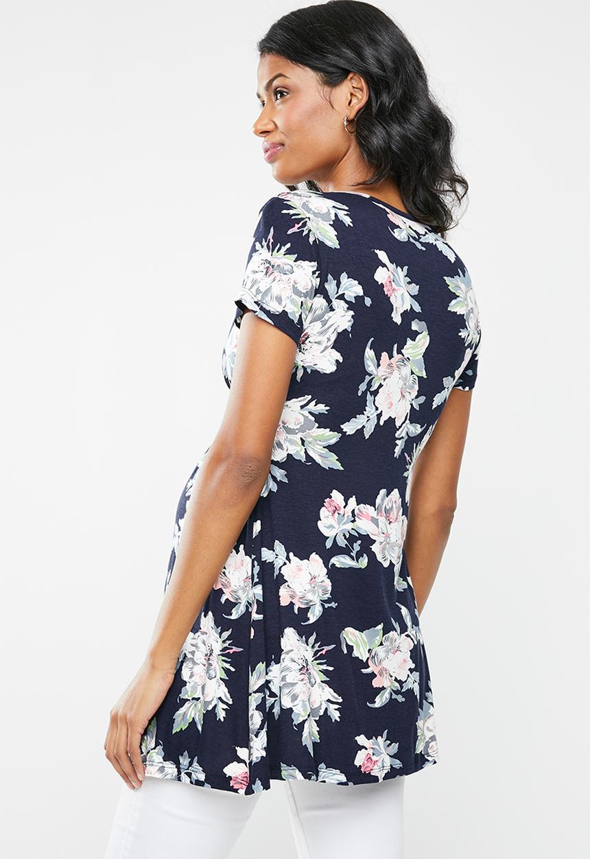 Cherry Melon - Underbust smock top - multi