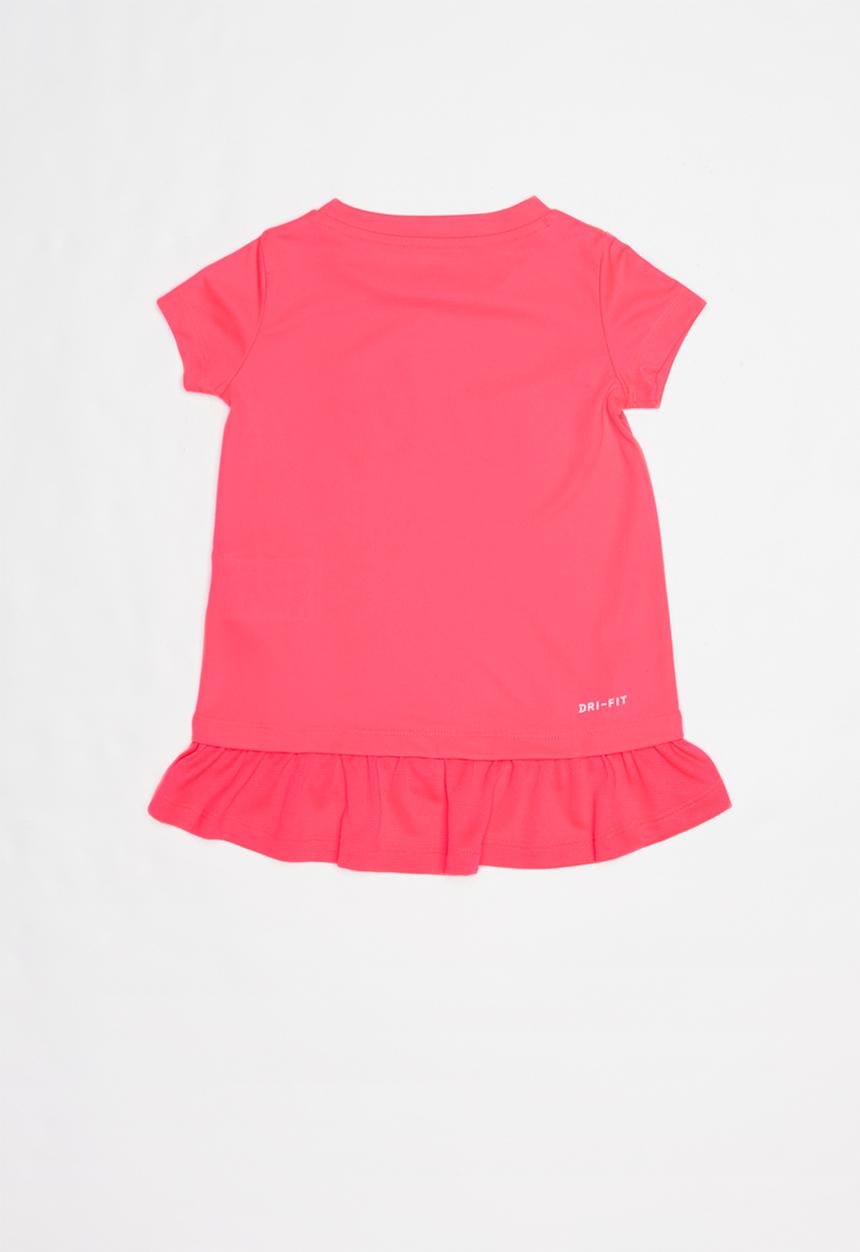 Nike - Nkg dri-fit short sleeve peplum tunic - pink