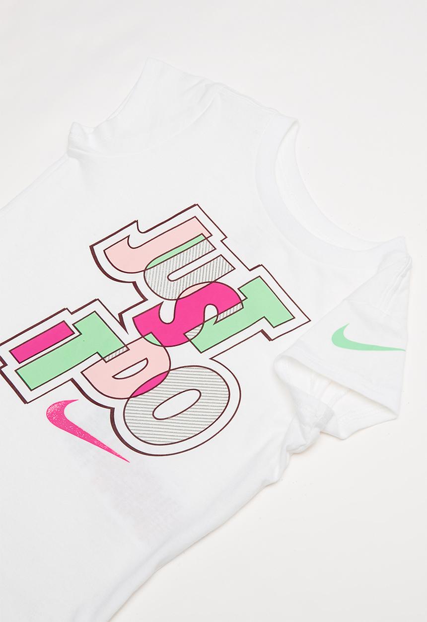 Nike - Nkg jumble jdi scoop short sleeve tee - white