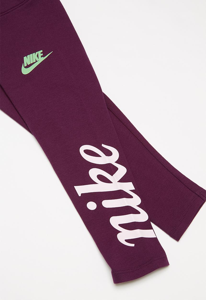 Nike - Nkg g nsw favorite legging - purple 