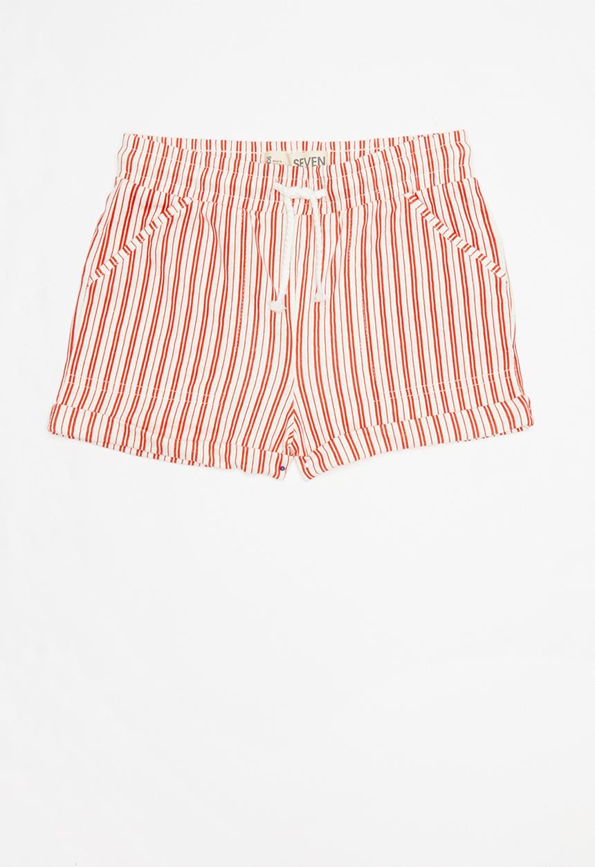 Cotton On - Nila knit short - red & white