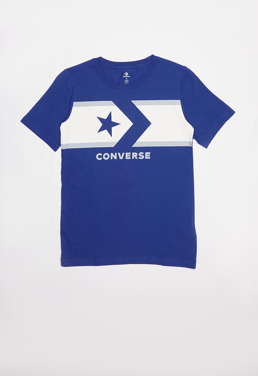 Converse - Cnvb chest stripe star chevron - blue & white 