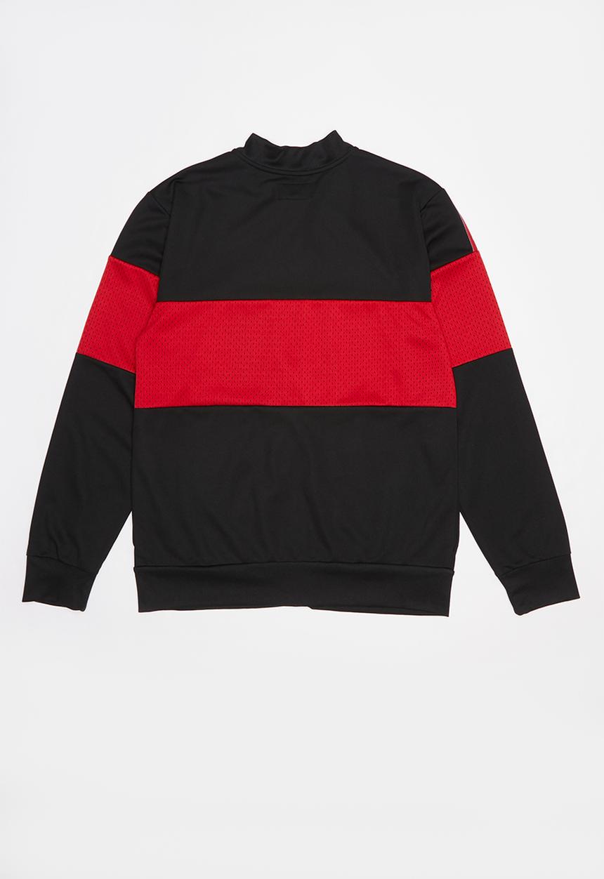 Converse - Cnvb 2 tone colorblock track jacket - black & red