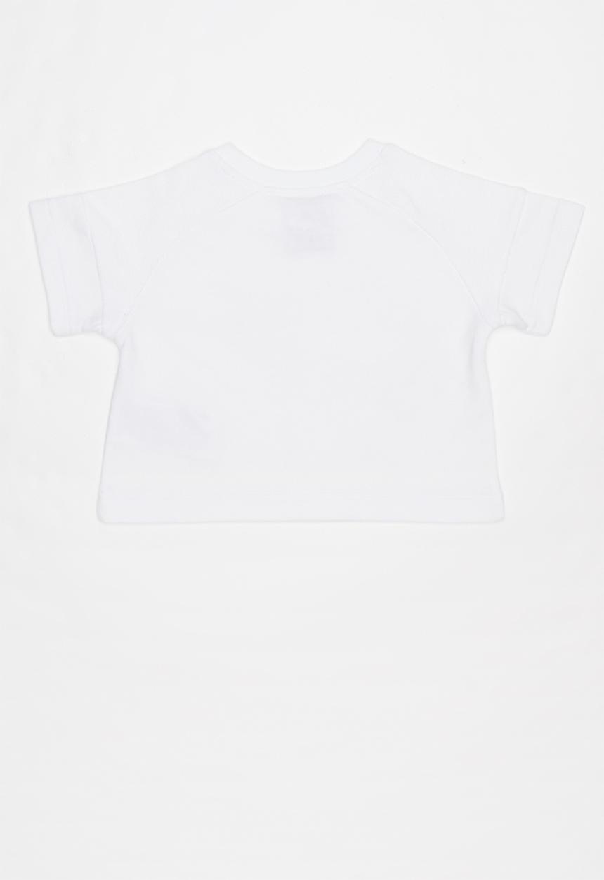 Nike - Nike girls crop air crew - white & pink