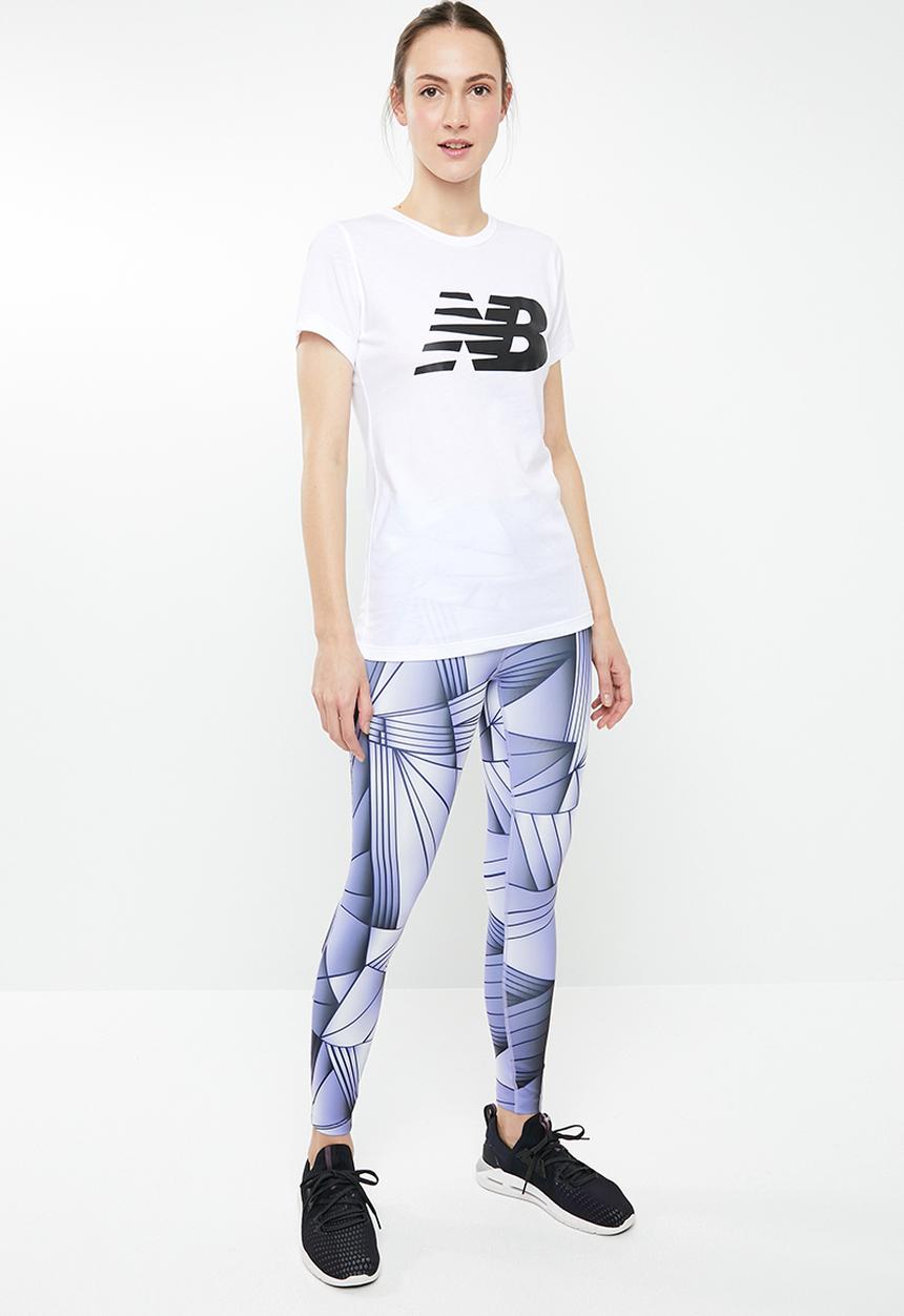 New Balance  - Core flying NB logo tee - white
