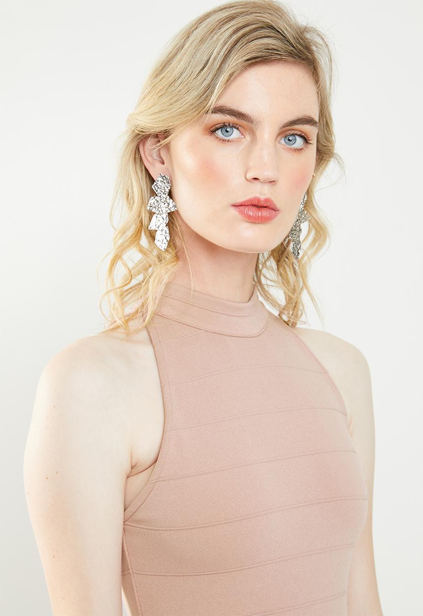 Superbalist - Poloneck dress - pink