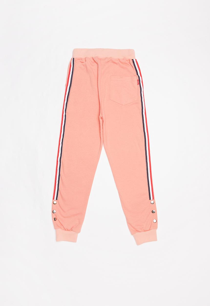 Pop Candy - Girls stripe joggers - pink
