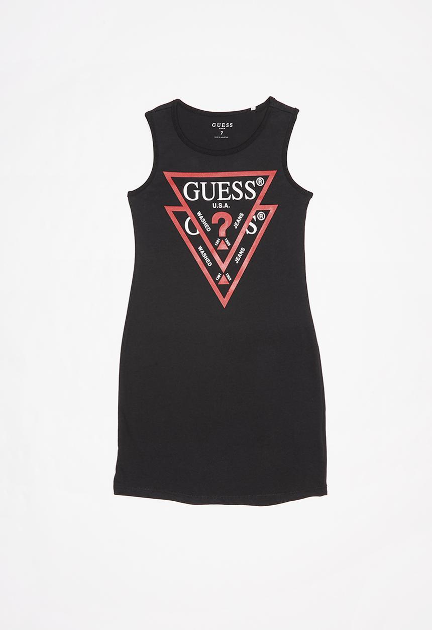 GUESS - Teens double tri jordan dress - black
