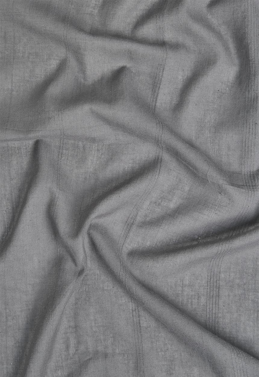 Sixth Floor - Textured sheer eyelet curtain - grey