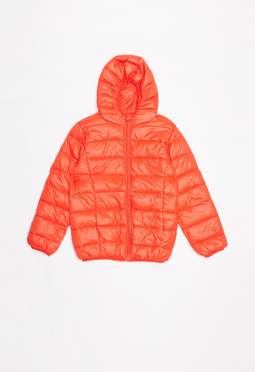 Pop Candy - Boys puffer jacket - orange 