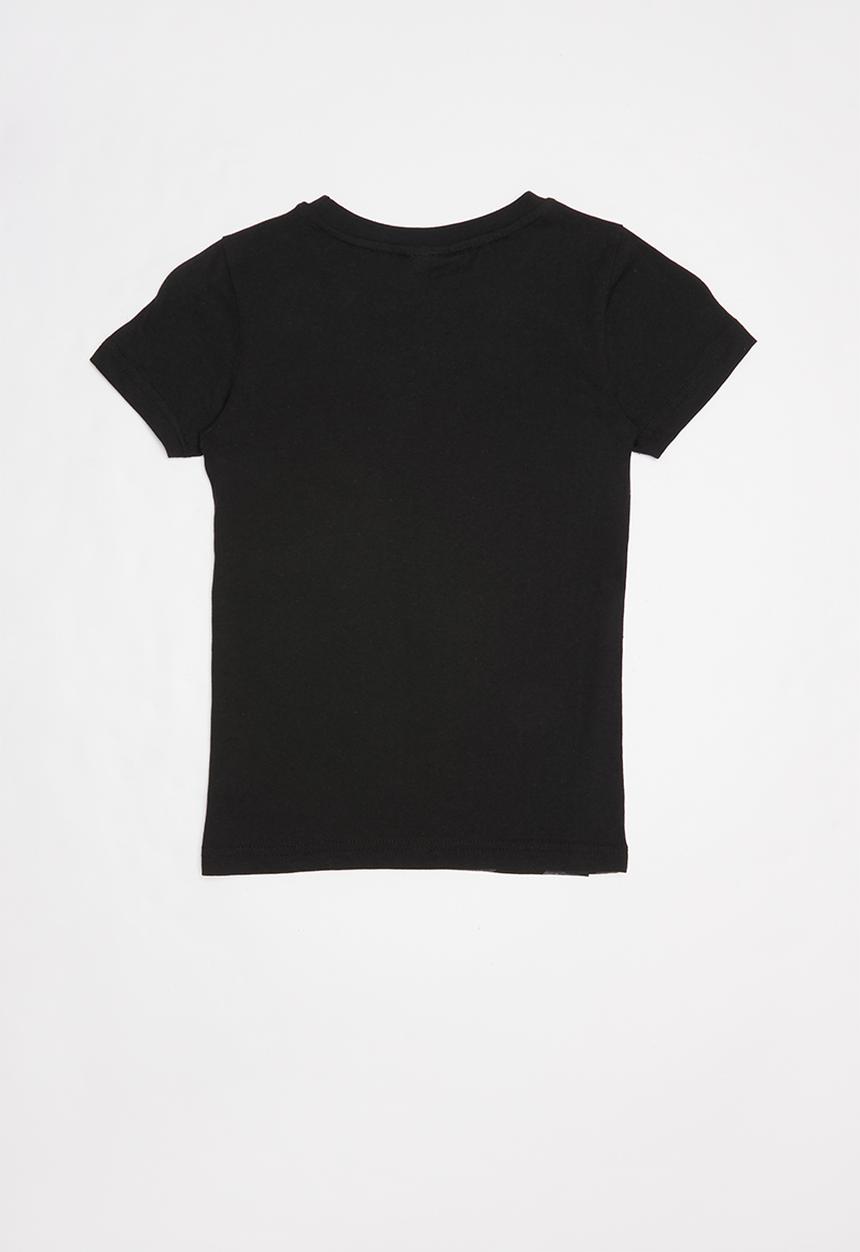 Rebel Republic - Teen boys printed tee - black & grey