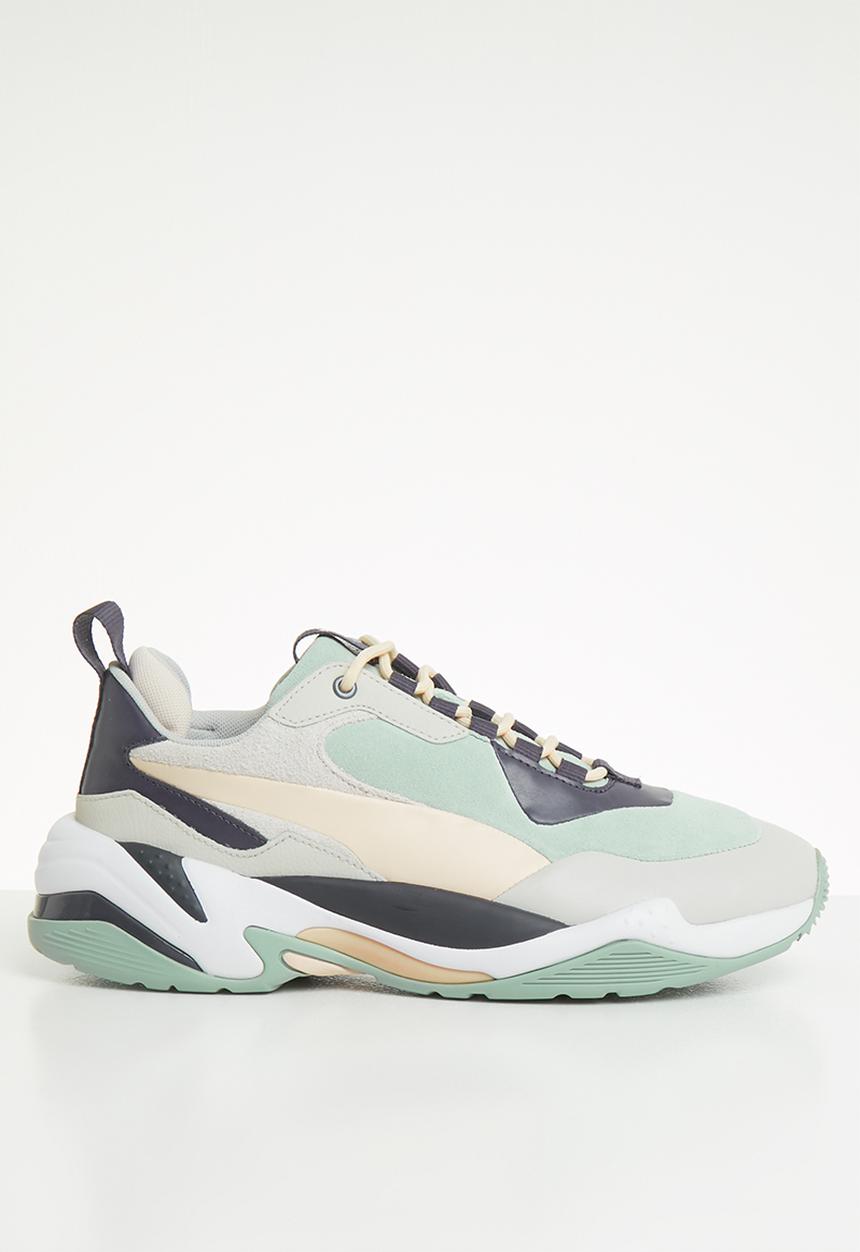 PUMA - Thunder colour block wn's - gray mist & silver peony