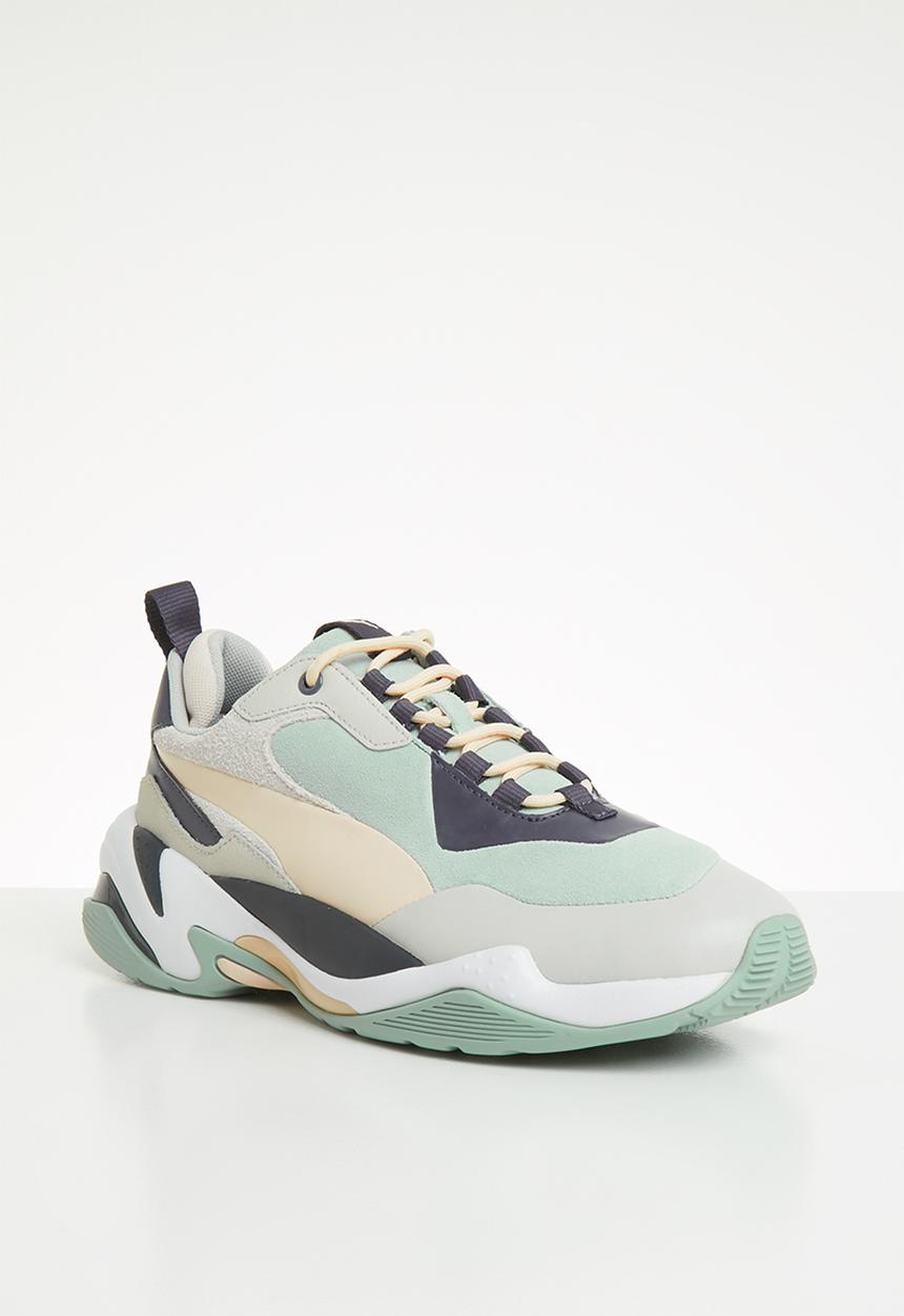 PUMA - Thunder colour block wn's - gray mist & silver peony