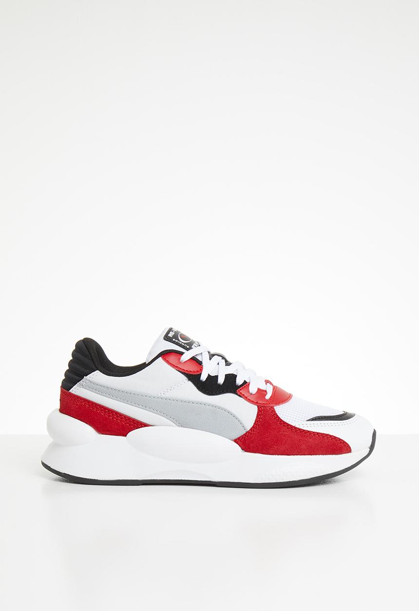 PUMA - Rs 9.8 space jr  - white-high/risk red