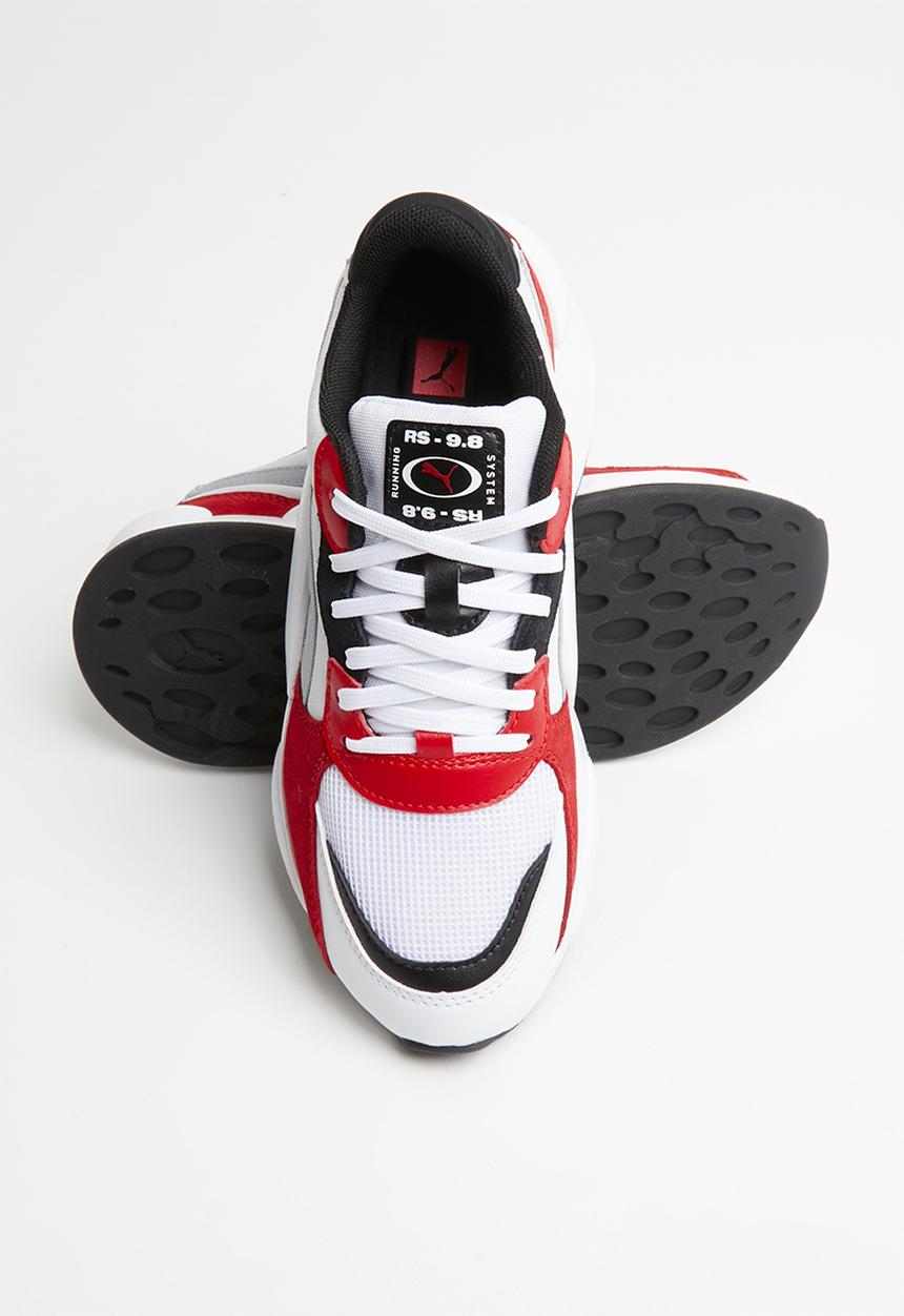 PUMA - Rs 9.8 space jr  - white-high/risk red