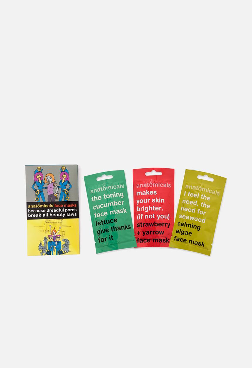 anatomicals - Because Dreadful Pores Break All Beauty Laws Face Mask Set