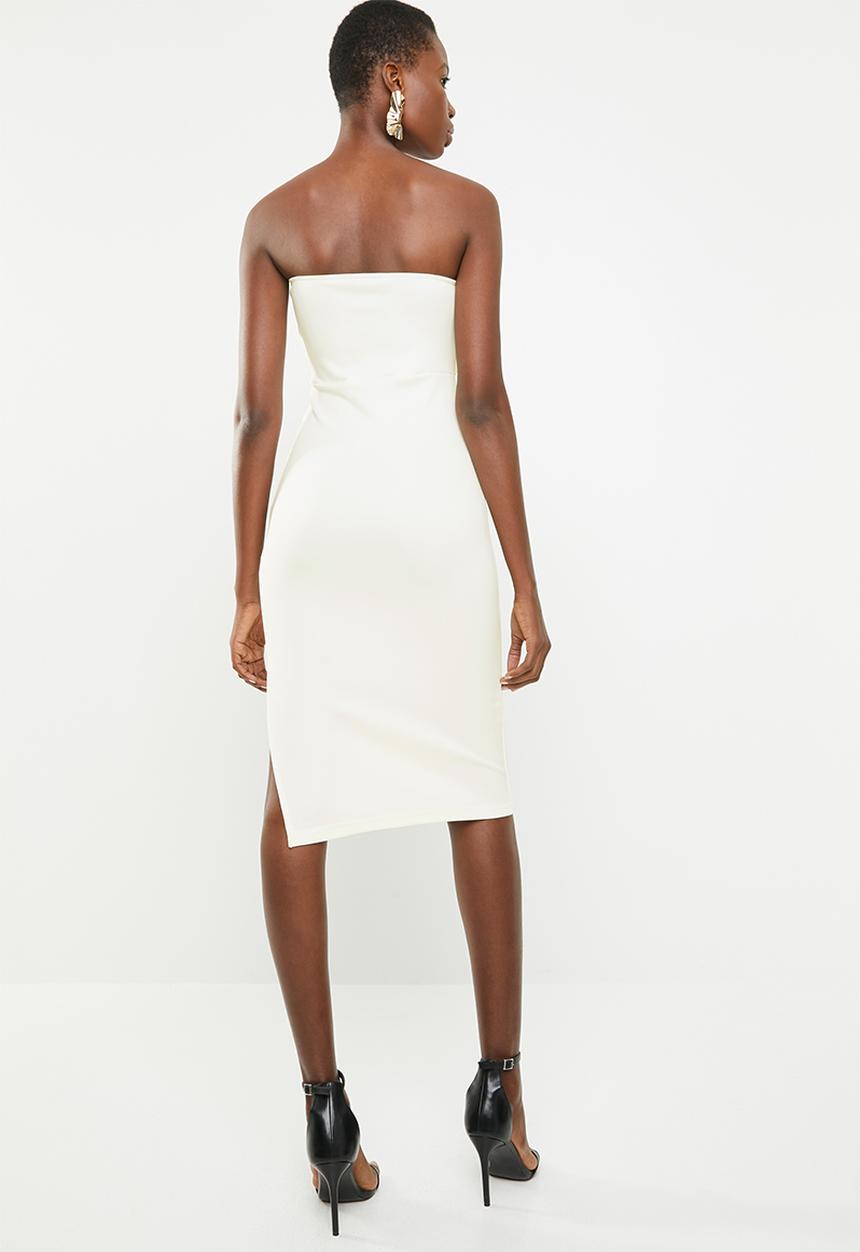 STYLE REPUBLIC - Twist front dress - cream