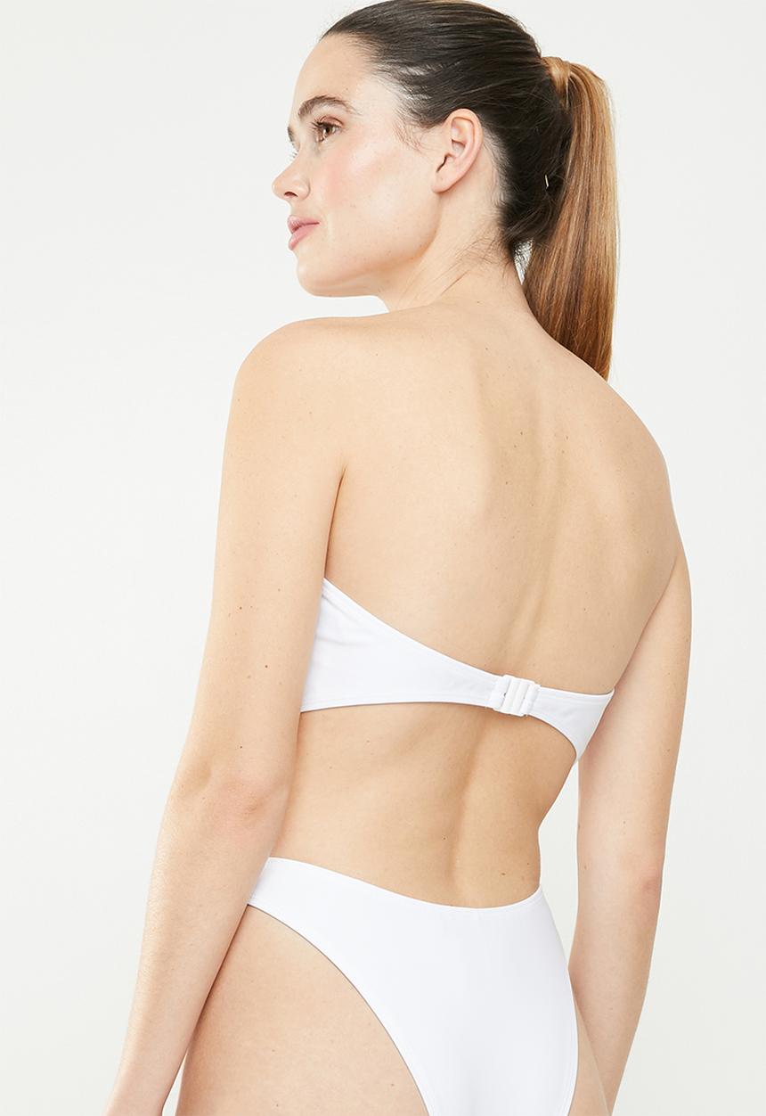 Brave Soul - Summer bikini top - white