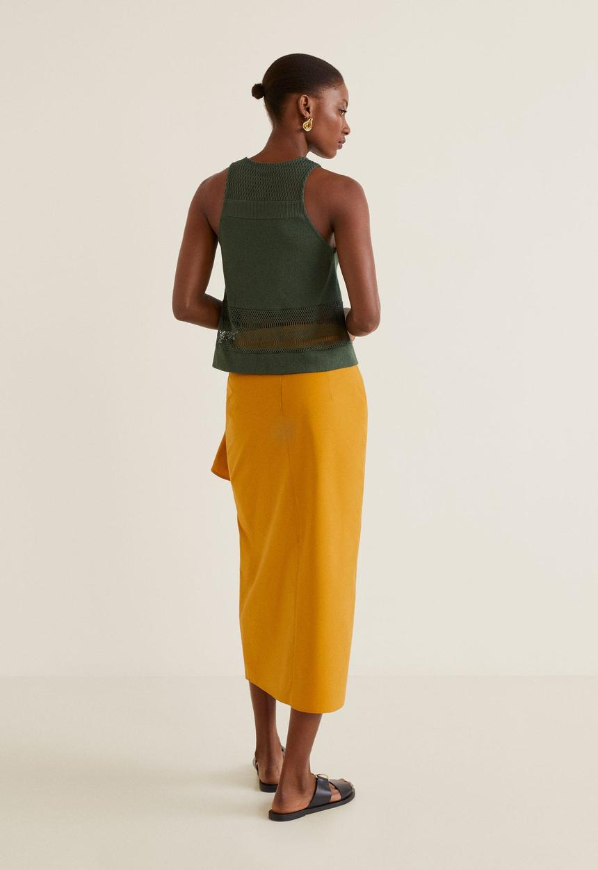 MANGO - Bhavna top - green 
