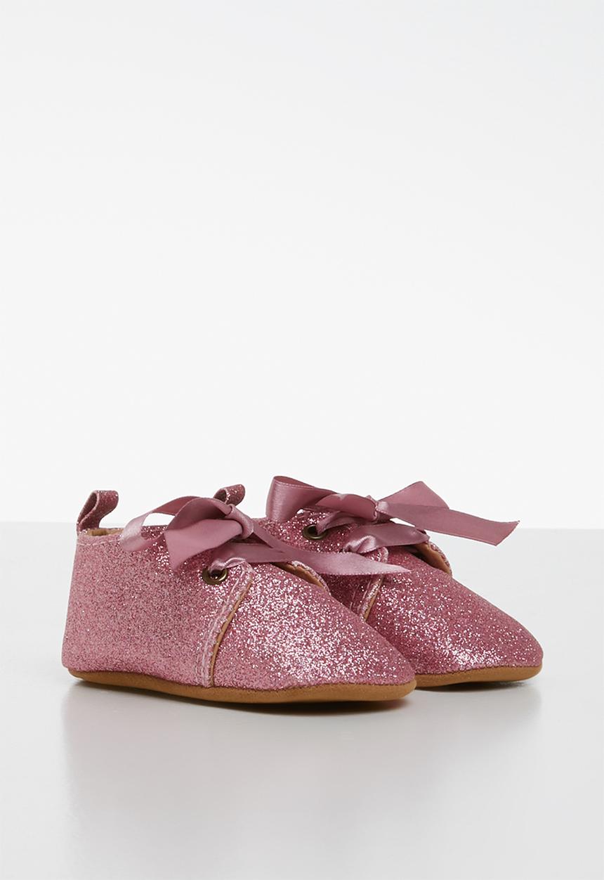 Pop Candy - Glitter pump with bow - pink