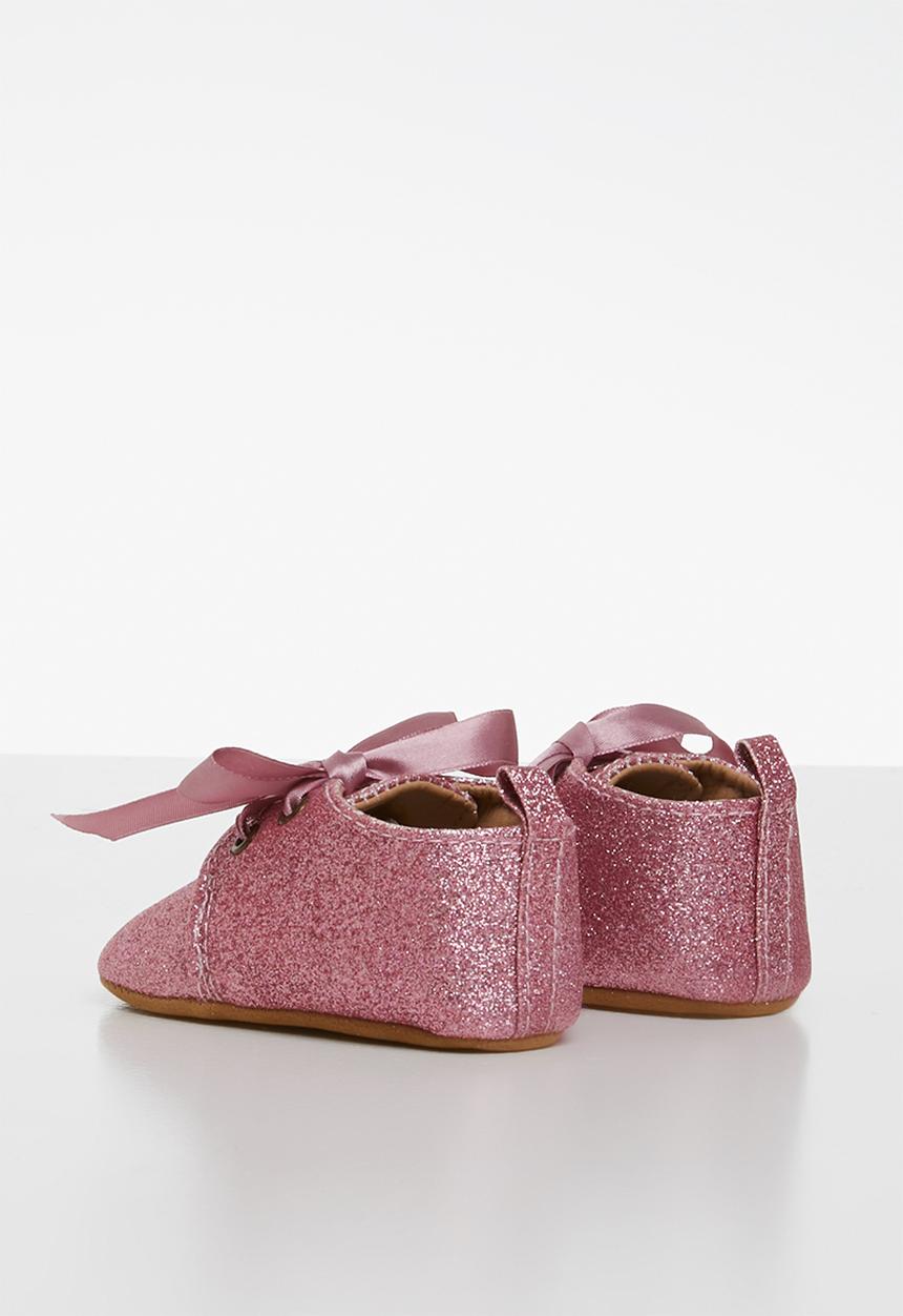 Pop Candy - Glitter pump with bow - pink