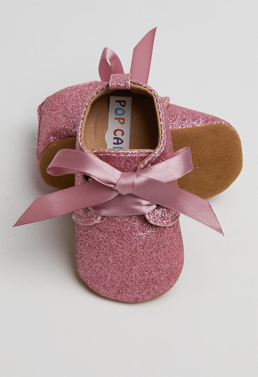 Pop Candy - Glitter pump with bow - pink