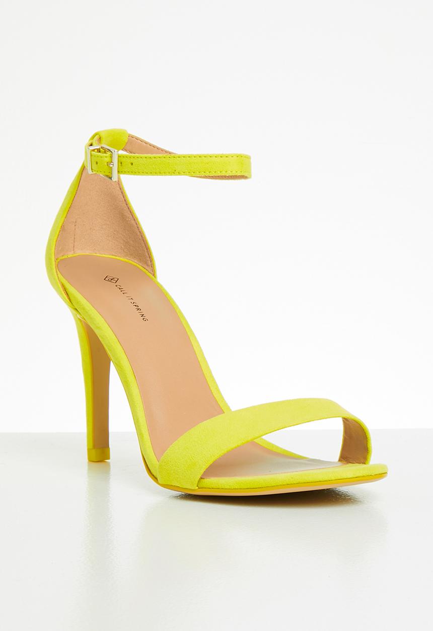 Call It Spring - Ahlberg stiletto heel - neon yellow