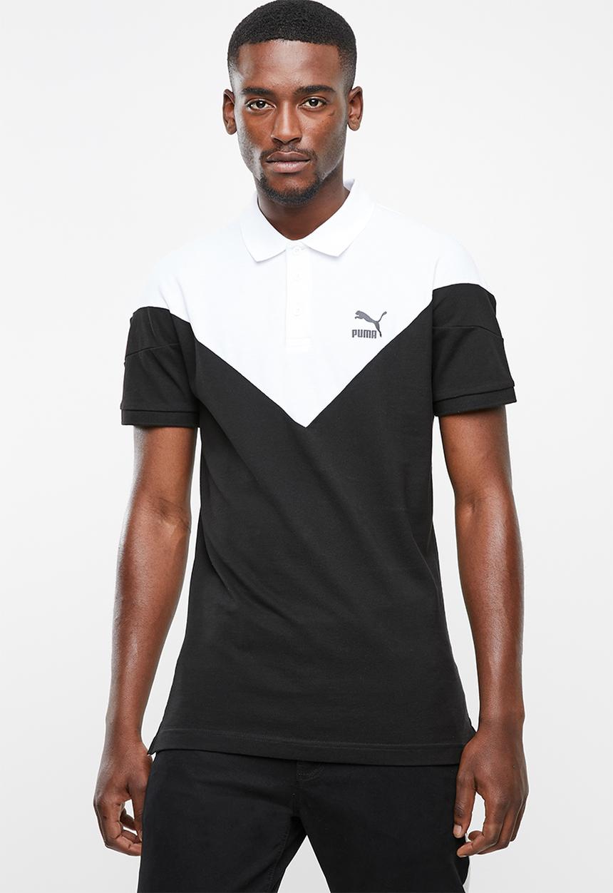 PUMA - Iconic mcs polo pique - black