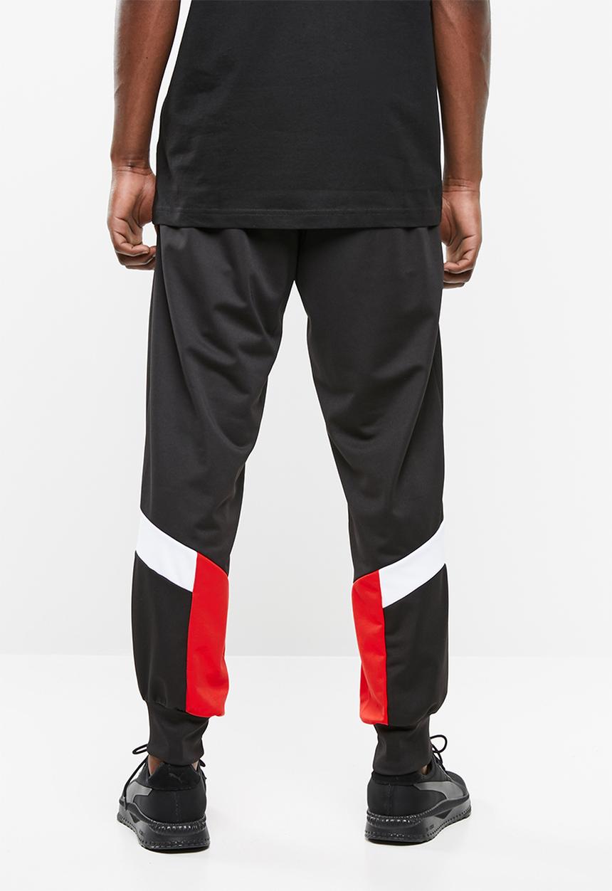 PUMA - Conic mcs track pant cuff - black & red