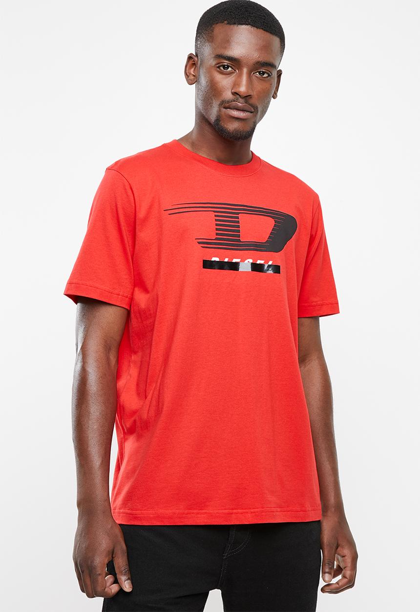 Diesel  - T-just-y4 short sleeve tee - red