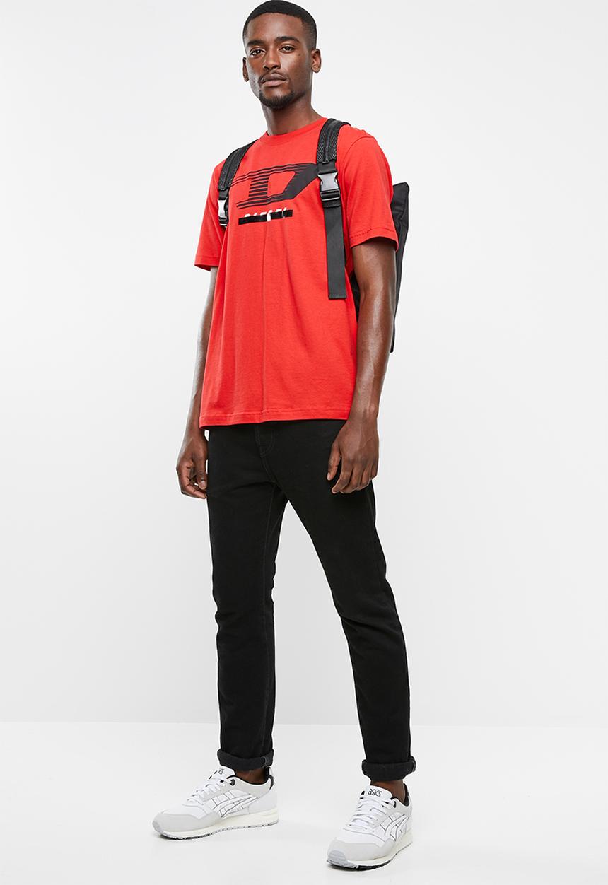Diesel  - T-just-y4 short sleeve tee - red