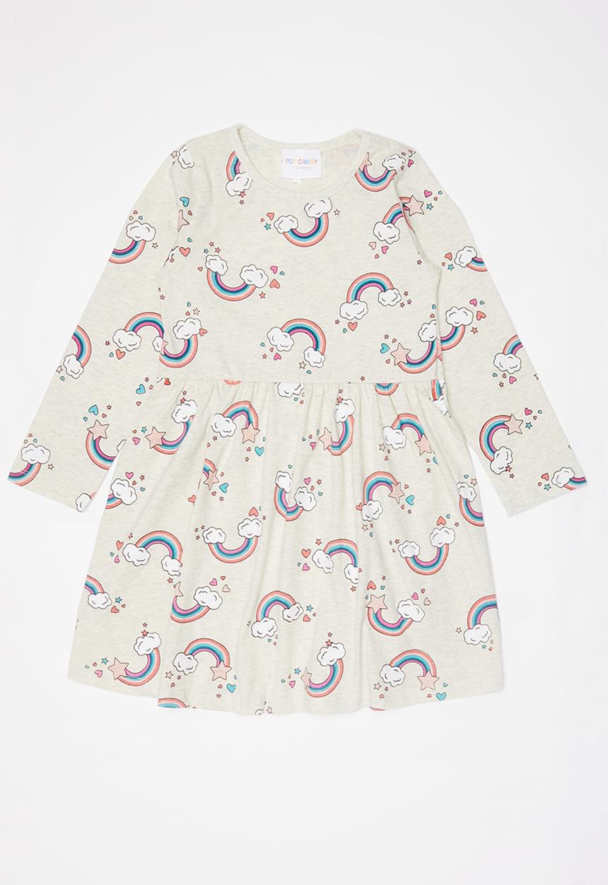 Pop Candy - Printed dress - grey